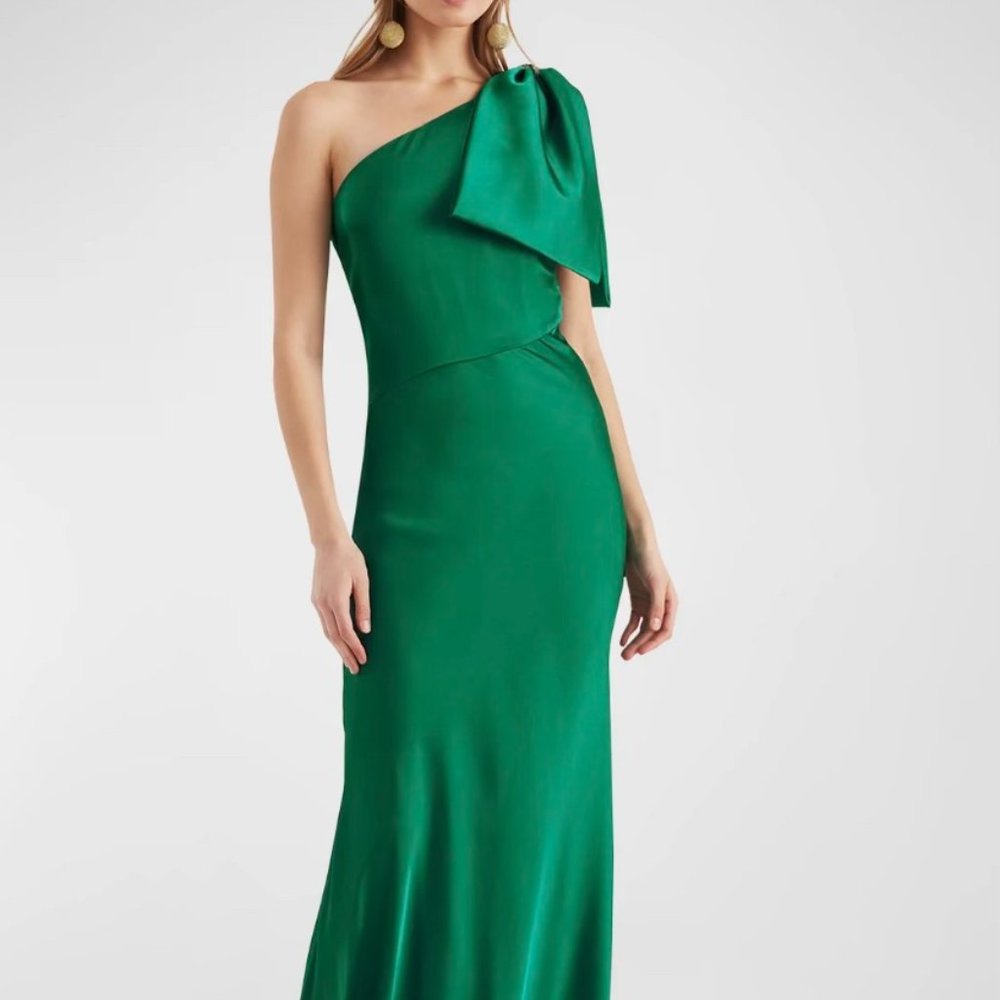 Sachin & Babi  Aubrey gown in emerald